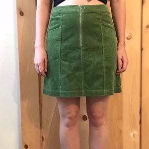 Green skirt 100% organic cotton